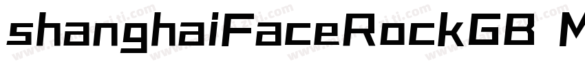 shanghaiFaceRockGB M字体转换